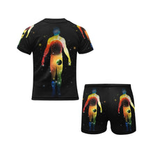 Load image into Gallery viewer, YOUniverse Boys' T-shirt & Swim Trunks Set