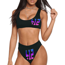 Load image into Gallery viewer, PITTSBURGHswimsuit Sport Top & High-Waisted Bikini Swimsuit