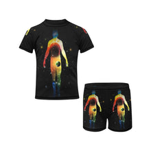 Load image into Gallery viewer, YOUniverse Boys' T-shirt & Swim Trunks Set