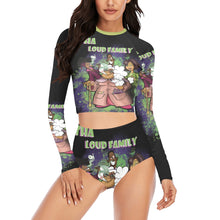 Load image into Gallery viewer, ThaLoudFamSwimSuit Long Sleeve Bikini Set