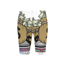 Load image into Gallery viewer, Money Bag Scale Men's Knee Length Swimming Trunks