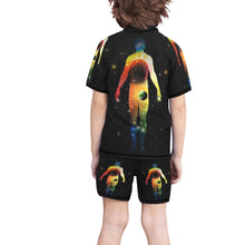 Load image into Gallery viewer, YOUniverse Boys' T-shirt & Swim Trunks Set