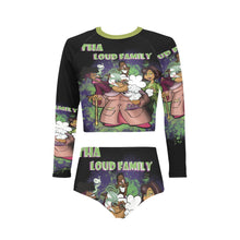 Load image into Gallery viewer, ThaLoudFamSwimSuit Long Sleeve Bikini Set