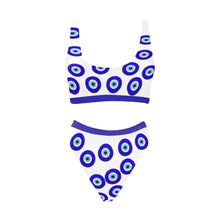 Load image into Gallery viewer, nazar amulet emoji Sport Top &amp; High-Waisted Bikini Swimsuit
